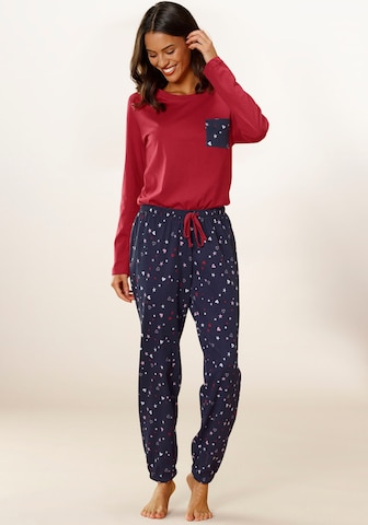 VIVANCE Pyjama 'Dreams' in Blau