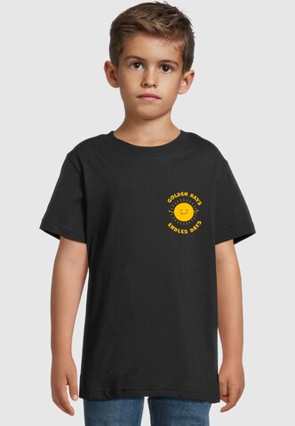 Merchcode Shirt 'Golden Rays' in Black: front