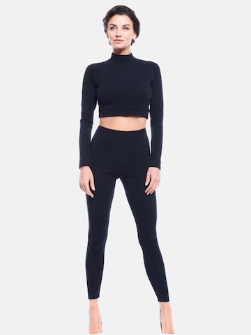 Evoni Skinny Leggings 'Thermo' in Black