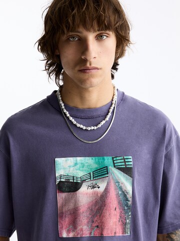 Pull&Bear T- Shirt in Lila