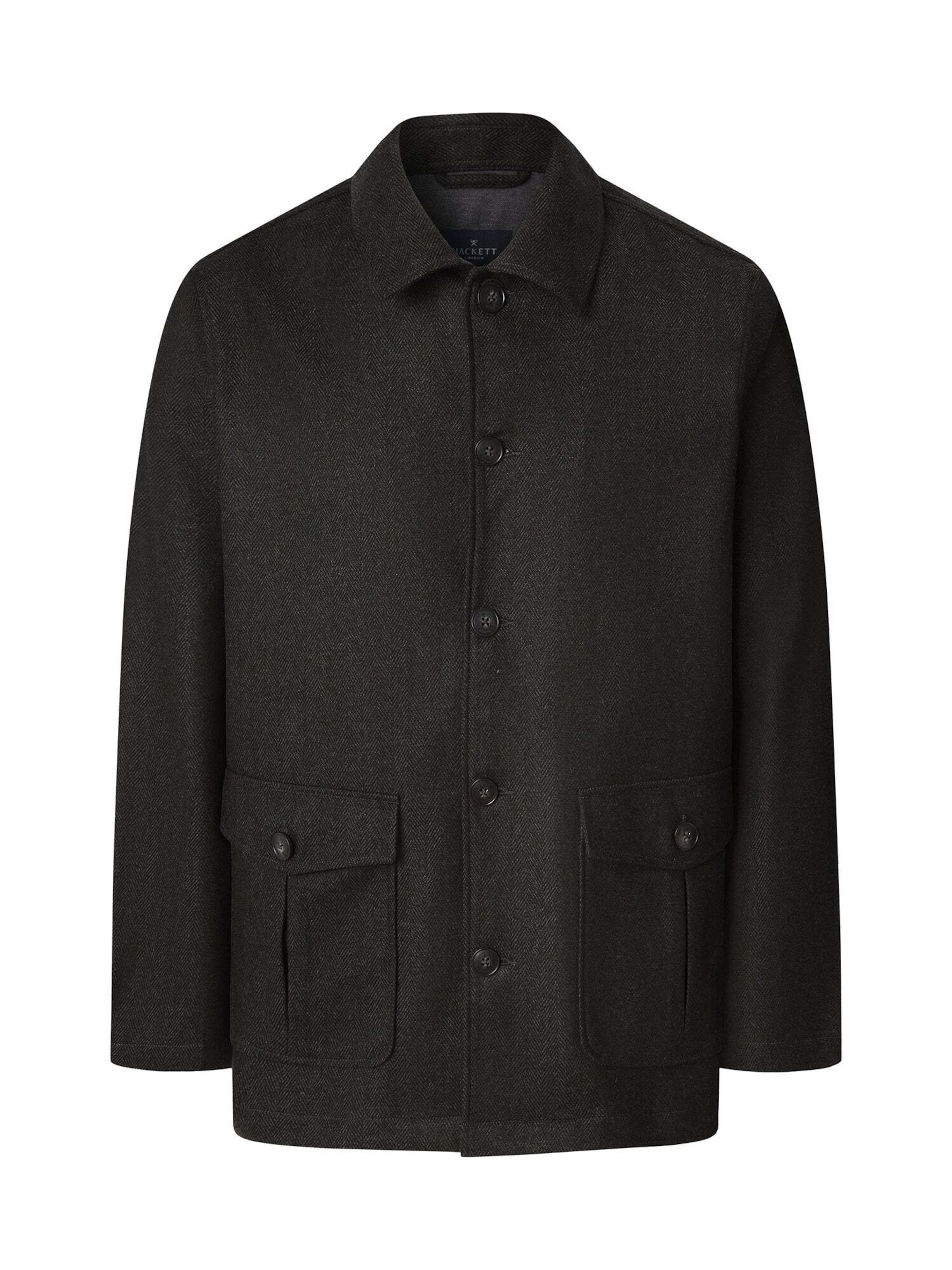 Hackett London Tussenjas in Groen: voorkant