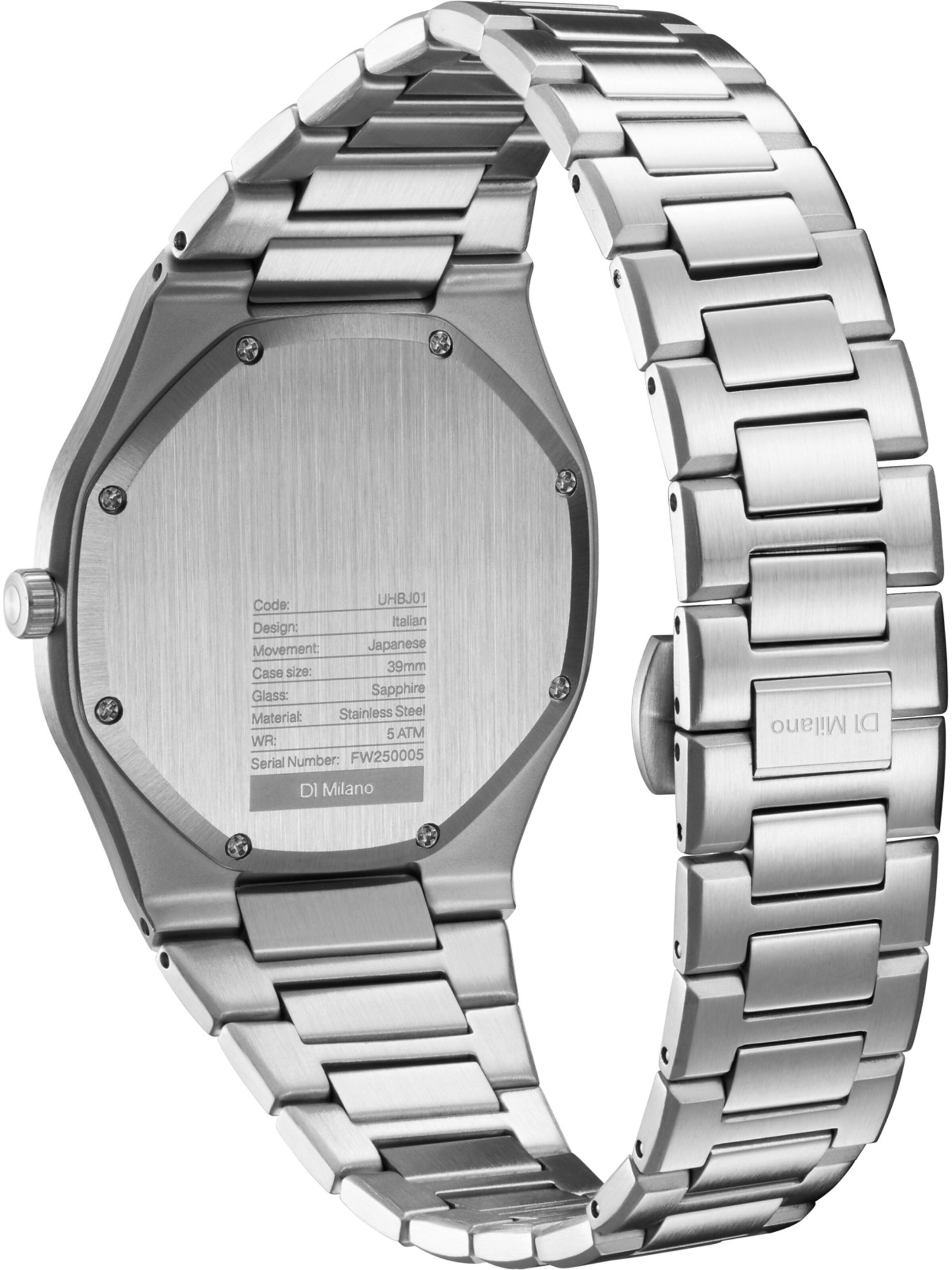 D1 Milano Analog Watch in Black