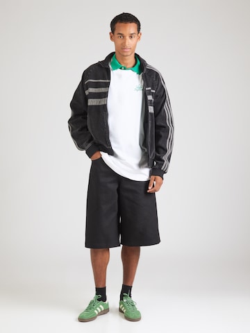 Tricou 'OUTLINE PALM' de la ADIDAS ORIGINALS pe alb