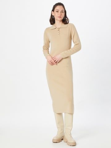 Dorothy Perkins - Vestido de punto en beige: frente