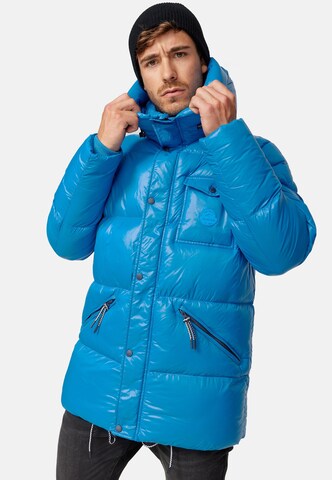 INDICODE JEANS Winter jacket 'Local' in Blue
