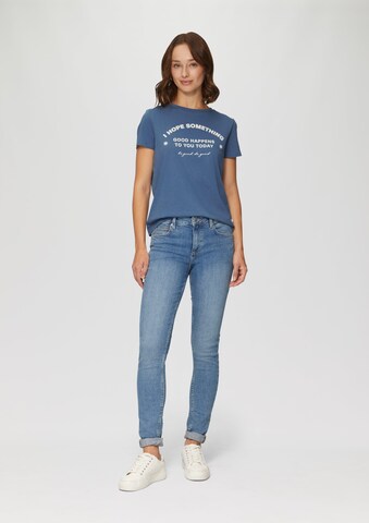 QS T-Shirt in Blau