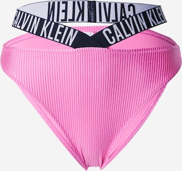 Calvin Klein Swimwear Spodní díl plavek 'Intense Power ' – pink: přední strana