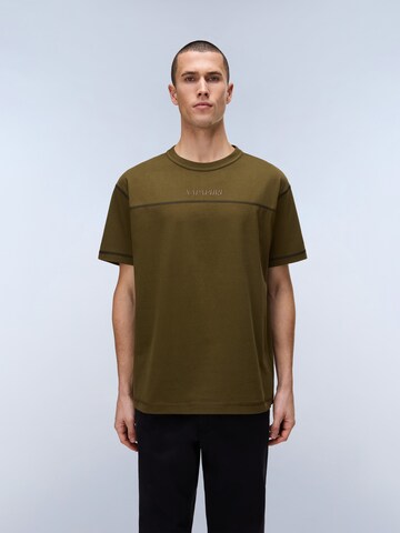 Maglietta 'S-Umbra' di NAPAPIJRI in verde: frontale