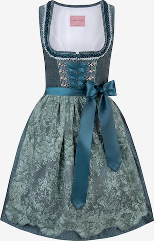 STOCKERPOINT Dirndl 'Laurena' in Groen: voorkant