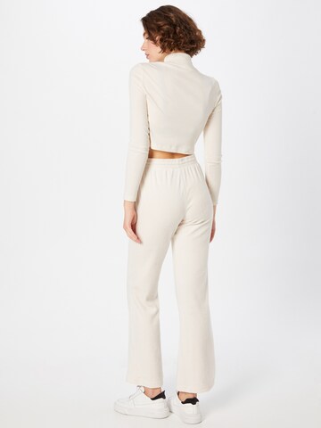 WEEKDAY Boot cut Pants 'Roxanna' in White