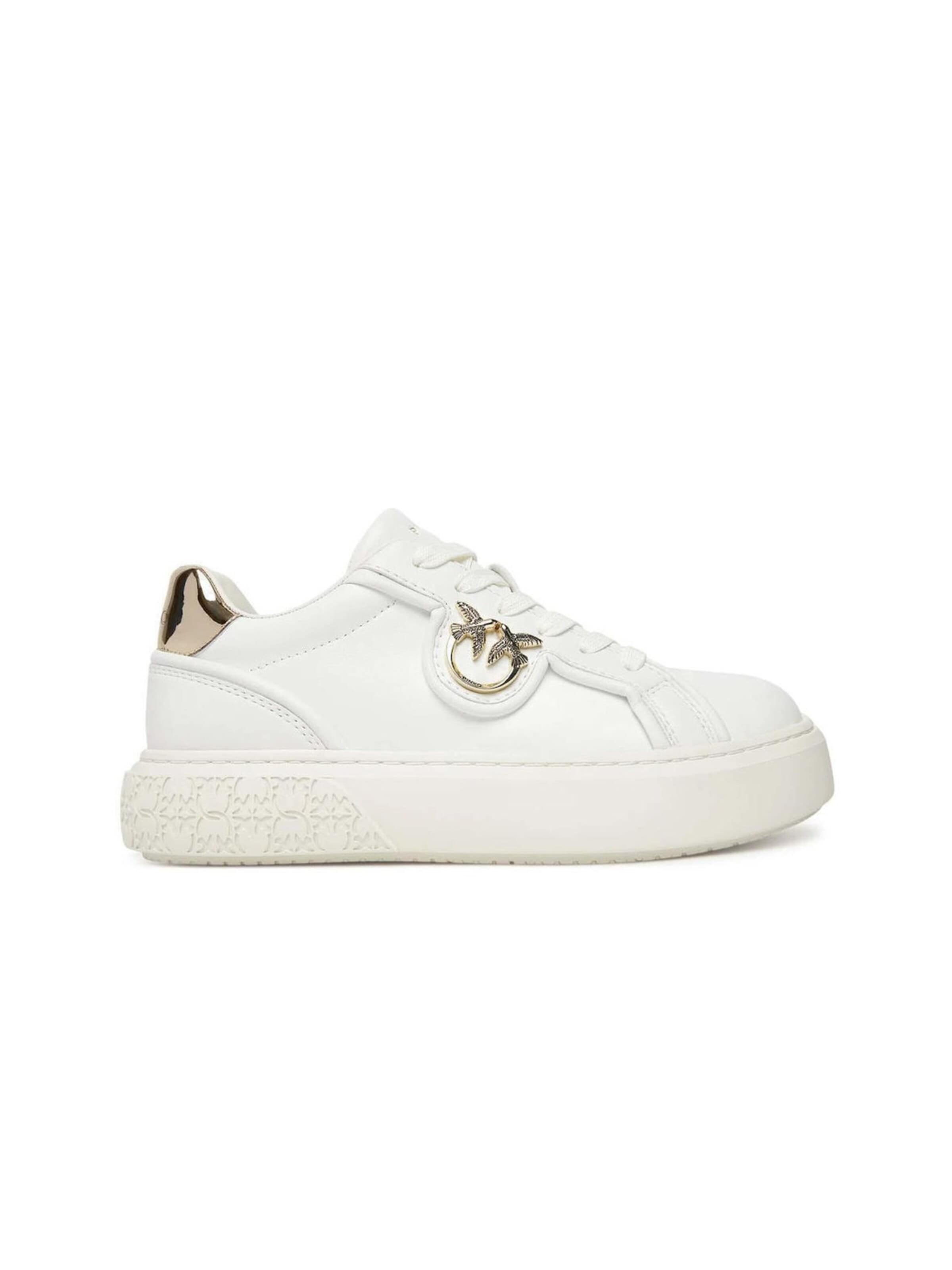 PINKO - Zapatillas deportivas bajas 'Yoko 06' en blanco: frente