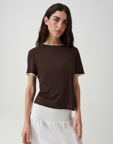 OPUS - Camiseta 'Soppel' en marrón: frente