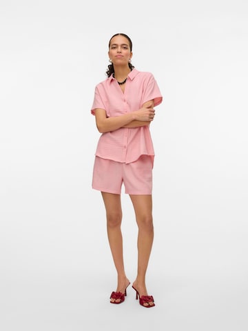 VERO MODA Loosefit Broek 'VMMelaney' in Roze