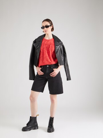 PIECES Blouse 'PCVILDE' in Red