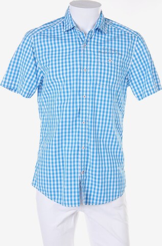 s.Oliver Button Up Shirt in S in Blue: front