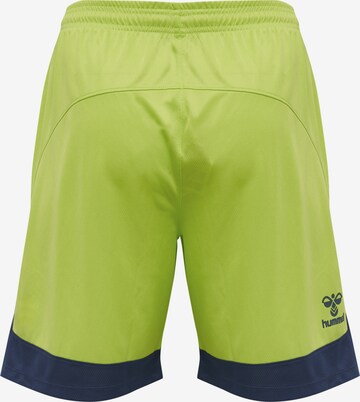 Hummel - Regular Calças de desporto 'Lead Poly' em verde