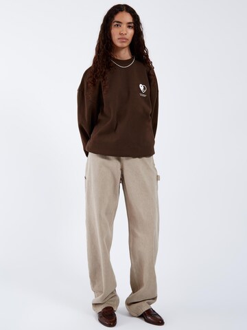Dr. Denim Sweatshirt 'Kenan' in Brown
