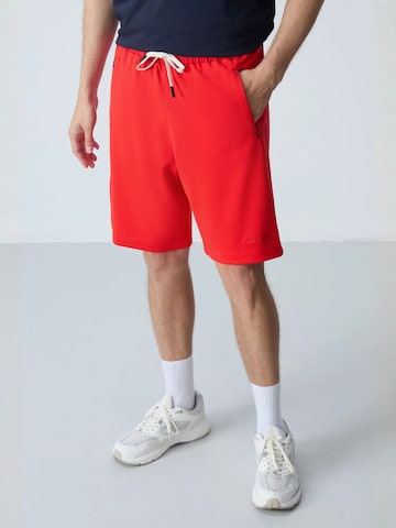 Wide leg Pantaloni di Tommy Life in rosso