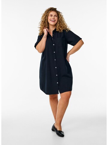 Robe-chemise 'Kinta' Zizzi en noir