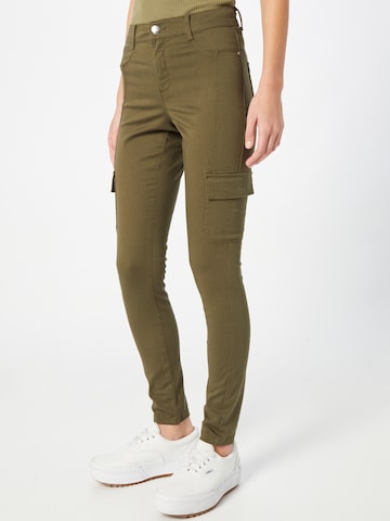 Dorothy Perkins Cargo Jeans in Green: front