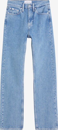 Jeans 'HIGH RISE STRAIGHT' Calvin Klein Jeans pe albastru / negru / alb, Vizualizare produs
