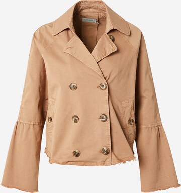 Summum Between-Season Jacket in Brown: front