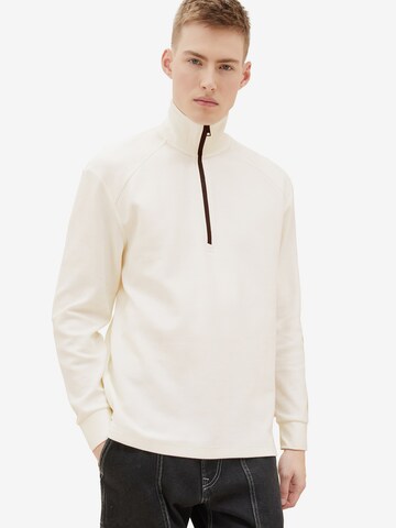 TOM TAILOR DENIM Shirt in White: front