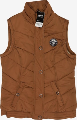 TOM TAILOR DENIM Weste M in Braun: Vorderseite