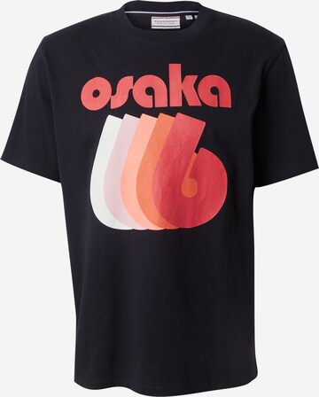 Superdry T-shirt 'Osaka' i svart: framsida