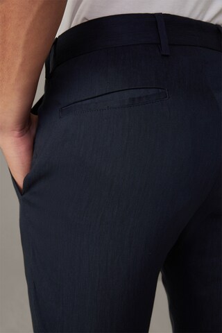 Coupe slim Pantalon à plis 'Till' STRELLSON en bleu