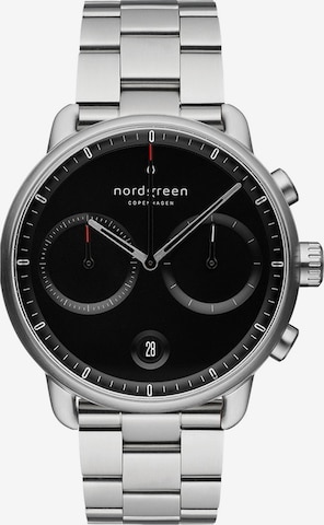 Nordgreen Analog Watch ' ' in Silver: front