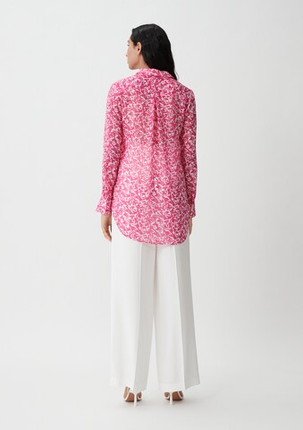 COMMA Blouse in Roze: terug