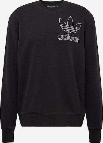 ADIDAS ORIGINALS - Sudadera en negro: frente