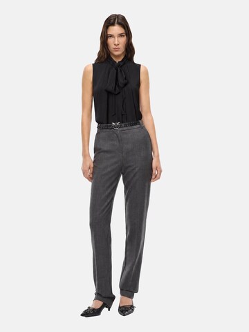 PINKO Blouse 'PINKO BOVARDIA BLUSA CRESPO FLUIDO BLUSA' in Zwart