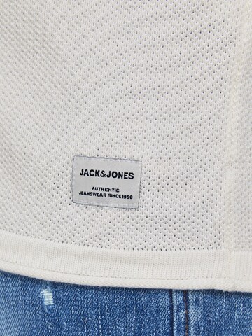 JACK & JONES Kardigan 'Hill' w kolorze biały