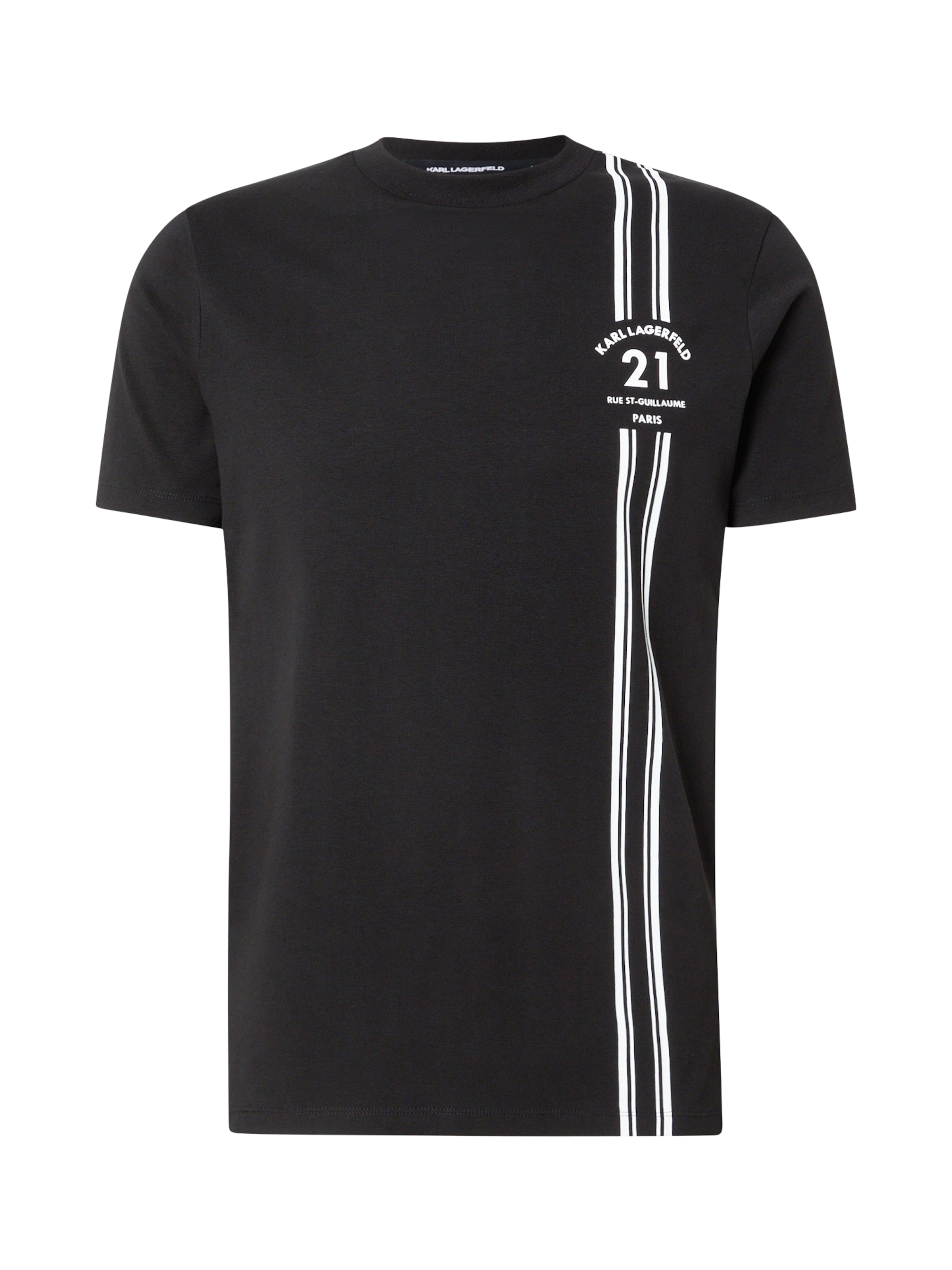 Karl Lagerfeld T-Shirt in Schwarz: Vorderseite