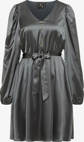 faina Dress in Grey: front