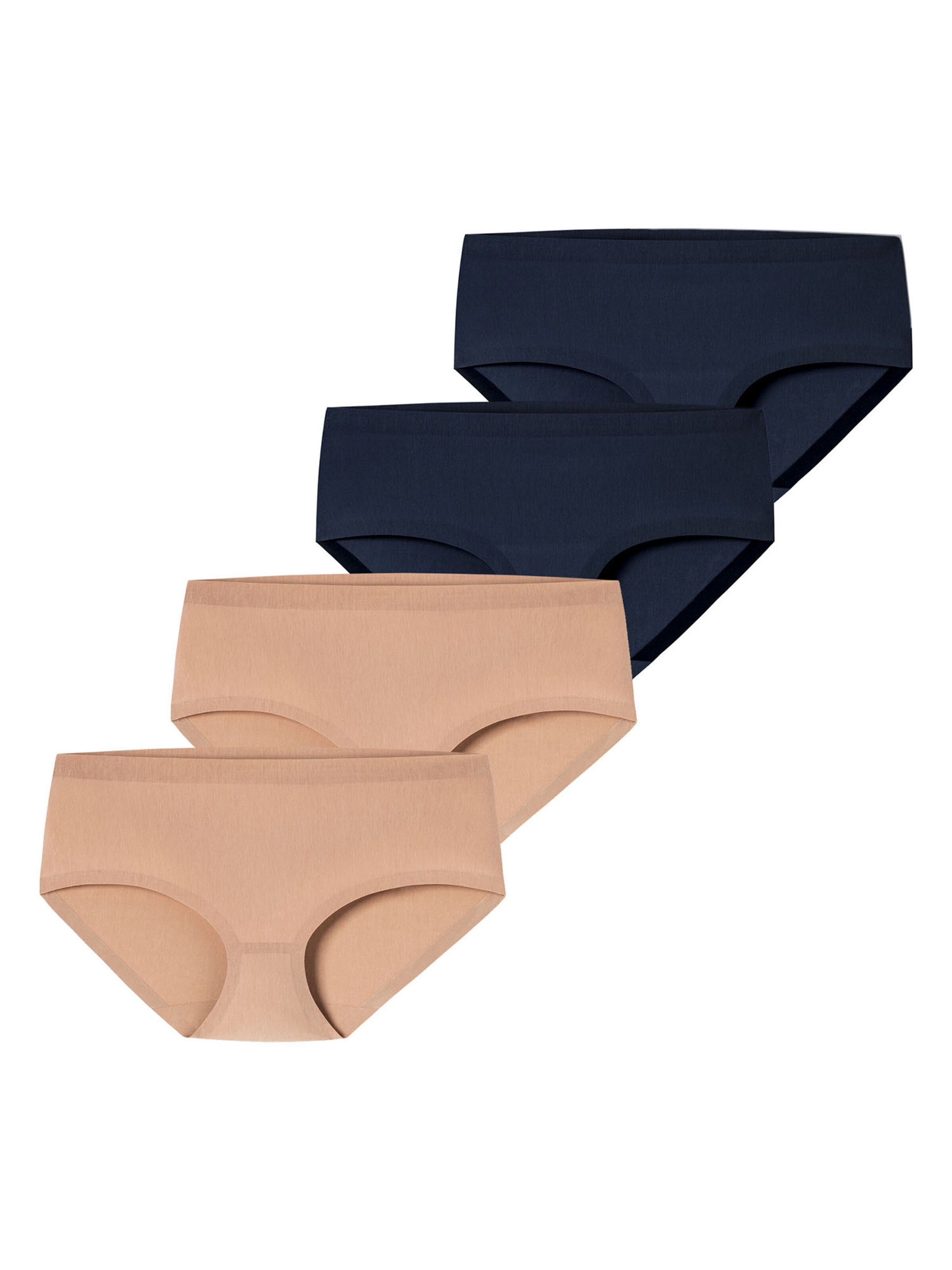 SCHIESSER Boyshorts ' Invisible Cotton ' in Beige / Nude / Night blue, Item view