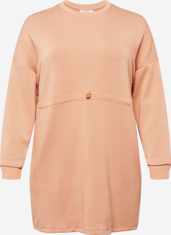 Robe 'Layla' ABOUT YOU Curvy en orange : devant