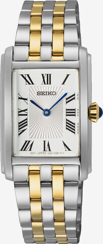 SEIKO Analoguhr in Silber: predná strana