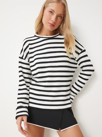 Pull-over Happiness İstanbul en beige : devant