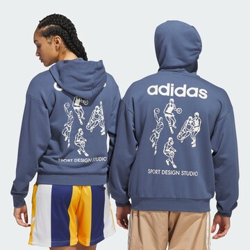 ADIDAS ORIGINALS Sweatshirt 'WWH' in Blauw: voorkant