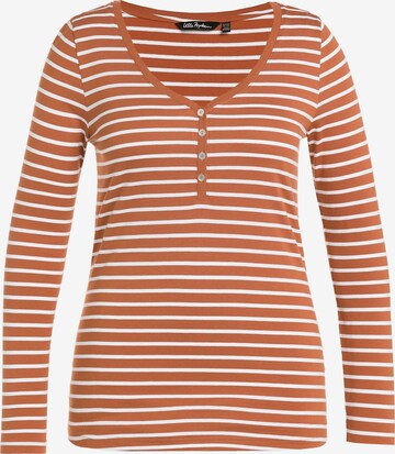 T-shirt Ulla Popken en orange : devant