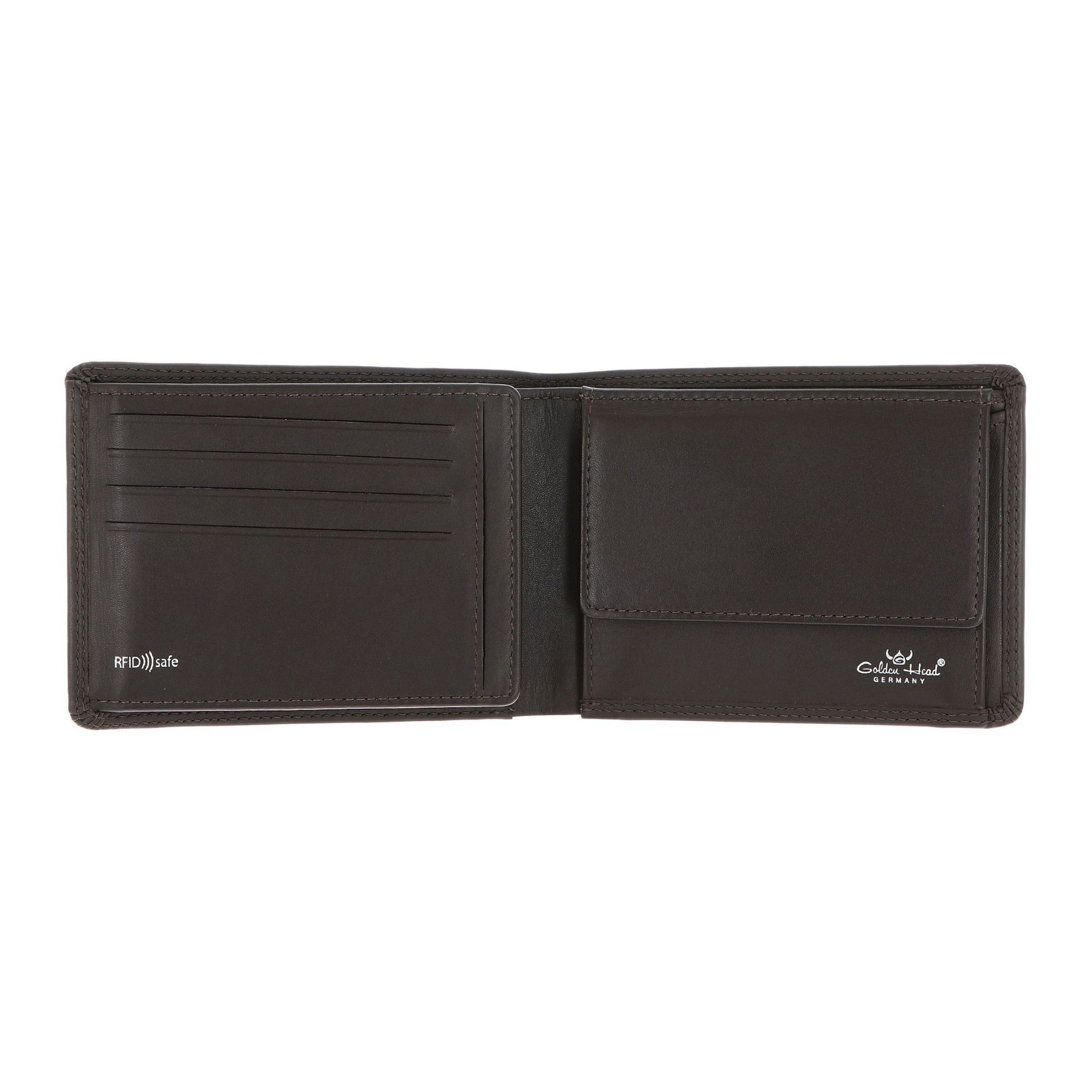 Porte-monnaies 'Polo' GOLDEN HEAD en marron