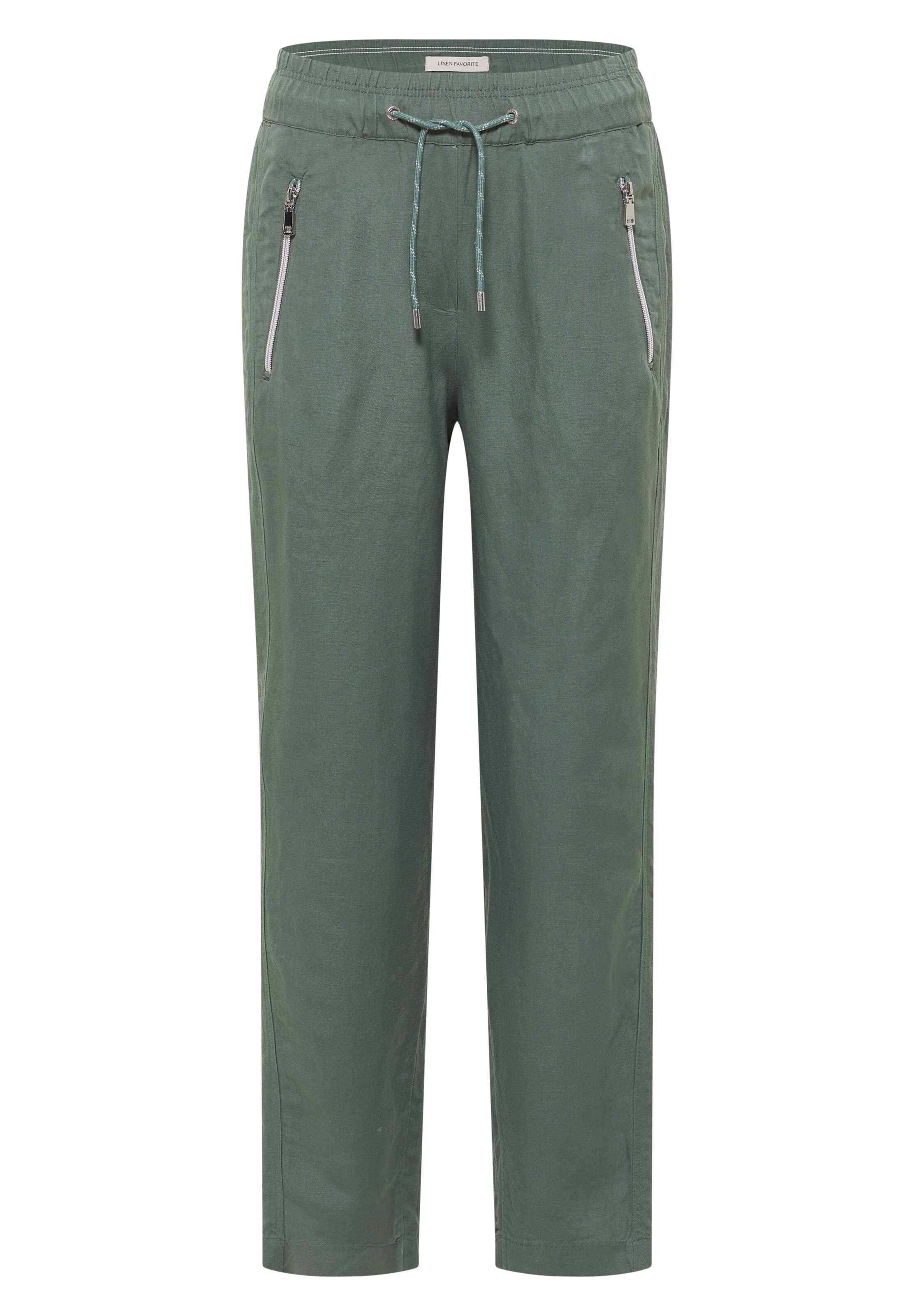 CECIL Loose fit Pants in Green: front