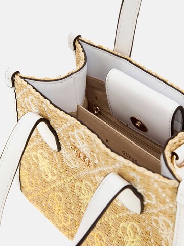 GUESS Handtasche 'Silvana' in Gelb