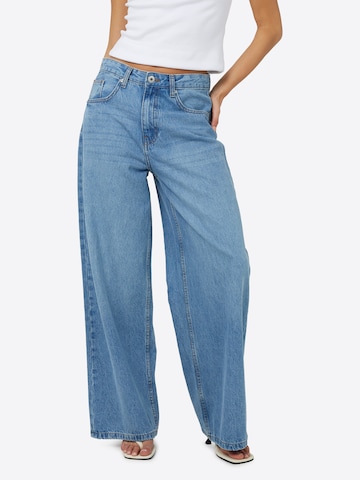 Wide leg Jeans di BRAVE SOUL in blu: frontale