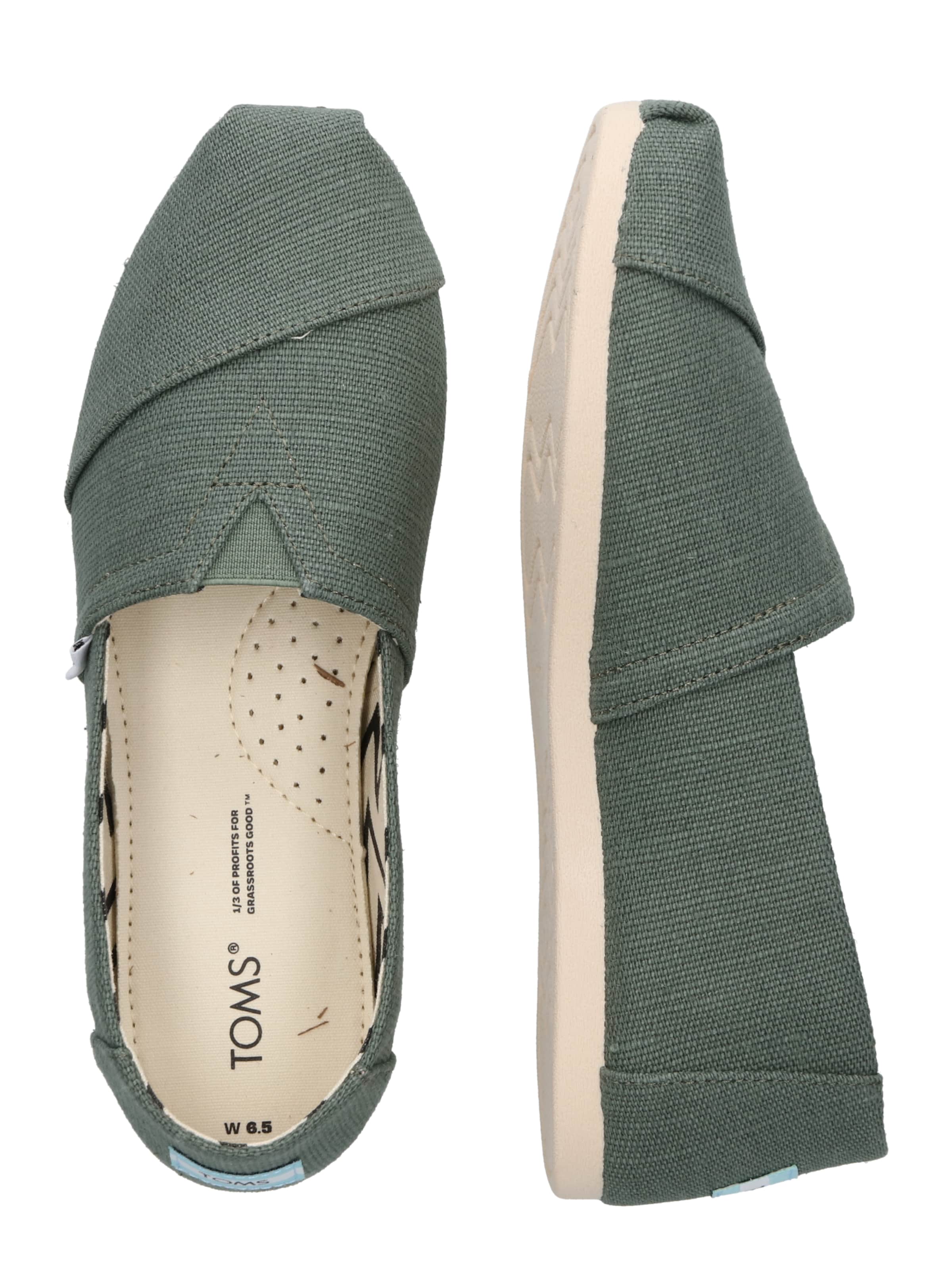 TOMS Natikači | zelena barva