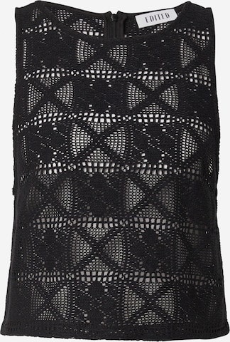 juoda EDITED Palaidinė be rankovių 'Ude': priekis