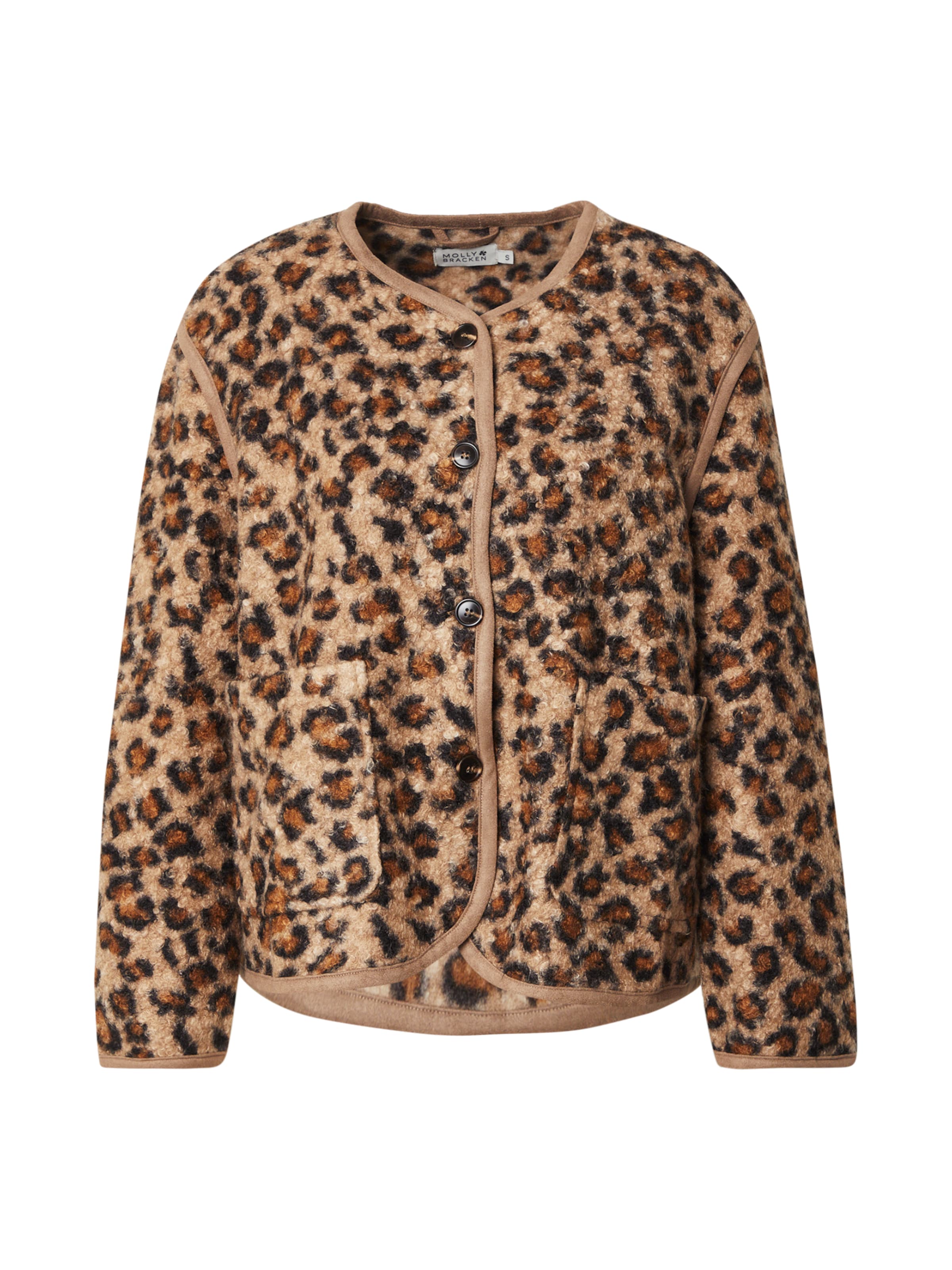 Molly BRACKEN Φθινοπωρινό και ανοιξιάτικο μπουφάν σε καφέ: μπροστά